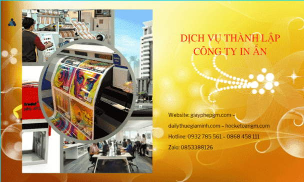Điều kiện thành lập công ty in ấn tại Bắc Ninh