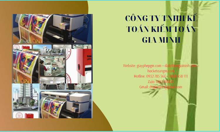 Điều kiện thành lập công ty in ấn tại Hà Tĩnh