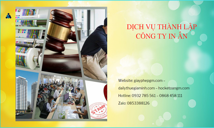Điều kiện thành lập công ty in ấn tại Hòa Bình