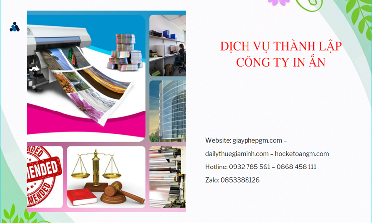 Điều kiện thành lập công ty in ấn tại Huyện Bình Chánh