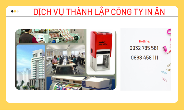 Điều kiện thành lập công ty in ấn tại Huyện Củ Chi