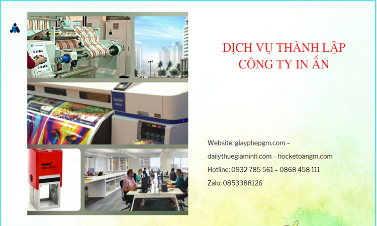 Điều kiện thành lập công ty in ấn tại Khánh Hòa