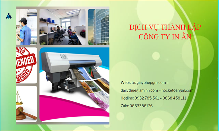 Điều kiện thành lập công ty in ấn tại Nha Trang