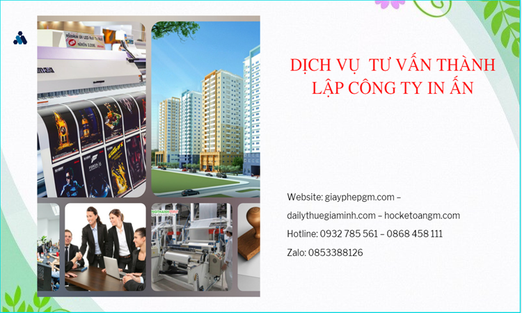 Điều kiện thành lập công ty in ấn tại Phú Thọ