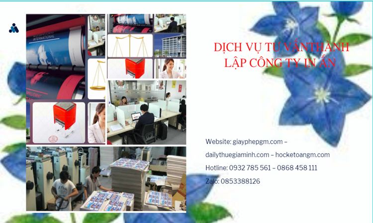 Điều kiện thành lập công ty in ấn tại Quận 1