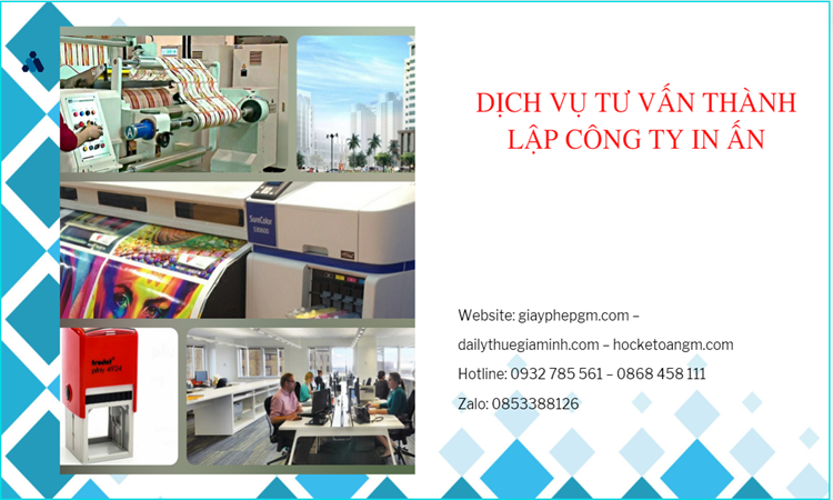 Điều kiện thành lập công ty in ấn tại Quận 11
