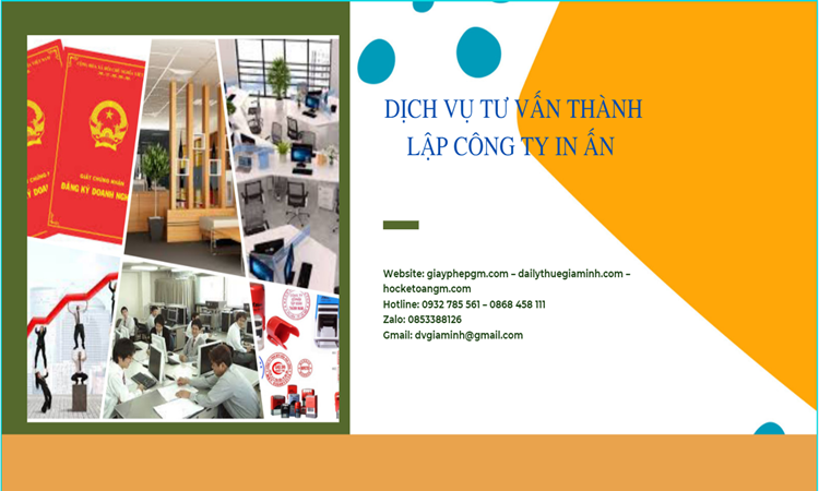 Điều kiện thành lập công ty in ấn tại Quận 5