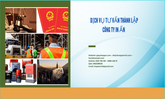 Điều kiện thành lập công ty in ấn tại Quận 6