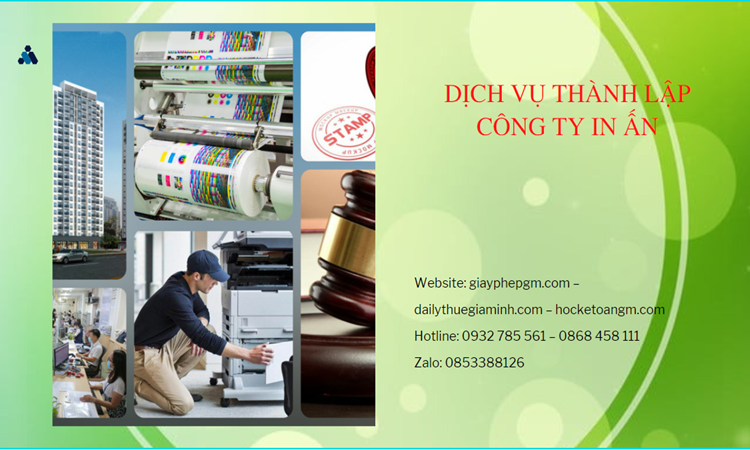 Điều kiện thành lập công ty in ấn tại Quận Ba Đình