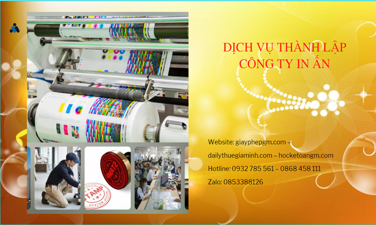 Điều kiện thành lập công ty in ấn tại Bắc Từ Liêm