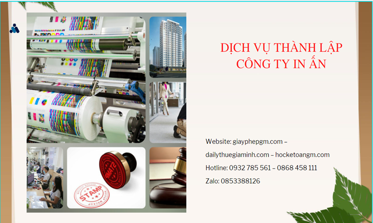 Điều kiện thành lập công ty in ấn tại Quận Cầu Giấy