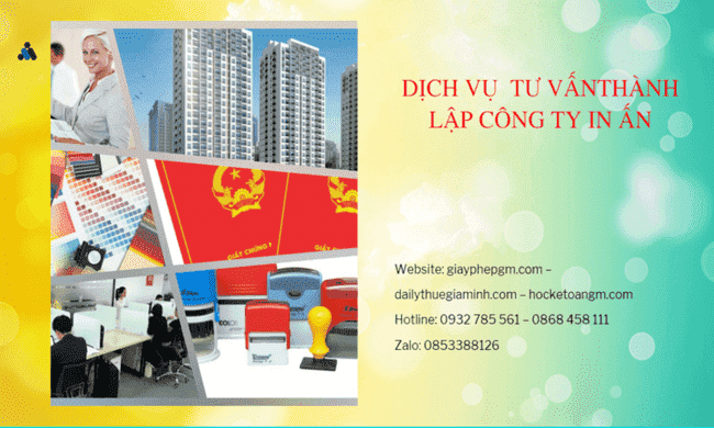 Điều kiện thành lập công ty in ấn tại Quận Ô Môn