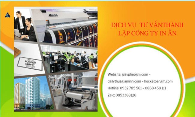 TĐiều kiện thành lập công ty in ấn tại Quảng Trị