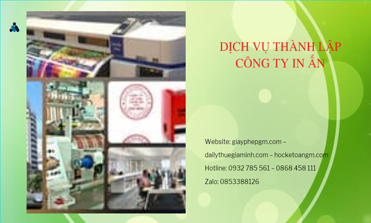 Điều kiện thành lập công ty in ấn tại Thành Phố Thủ Đức