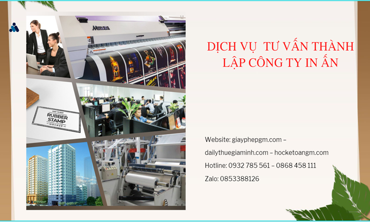 Điều kiện thành lập công ty in ấn tại TP Hà Nội