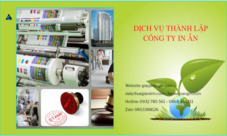 Điều kiện thành lập công ty in ấn tại Vĩnh Phúc