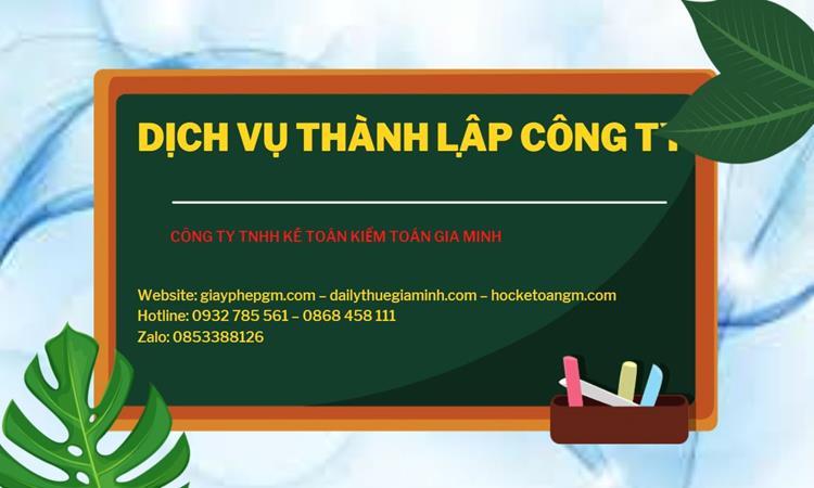 Dịch vụ thành lập công ty buôn bán đồ gia dụng tại bạc liêu 4 Hồ sơ thành lập công ty buôn bán đồ gia dụng tại Bạc Liêu