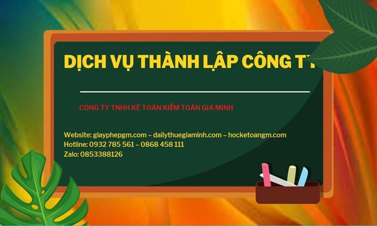 Hồ sơ thành lập công ty buôn bán đồ gia dụng tại Bình Thuận