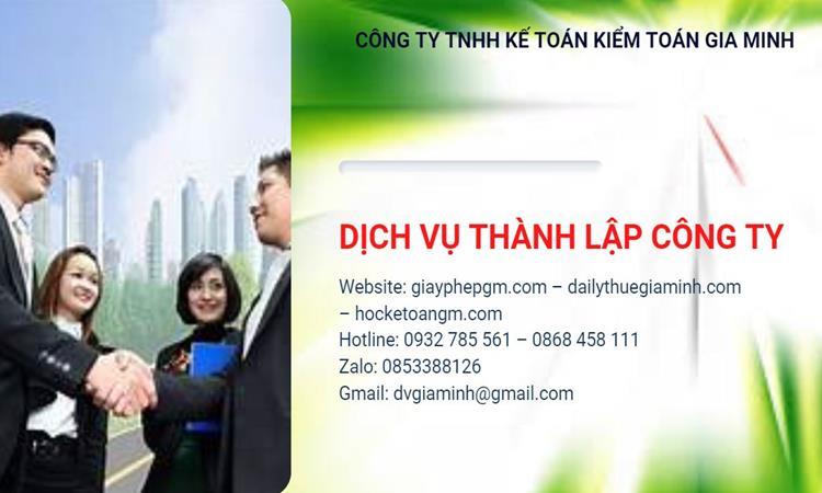 DỊCH VỤ THÀNH LẬP CÔNG TY BUÔN BÁN ĐỒ GIA DỤNG TẠI HUẾ