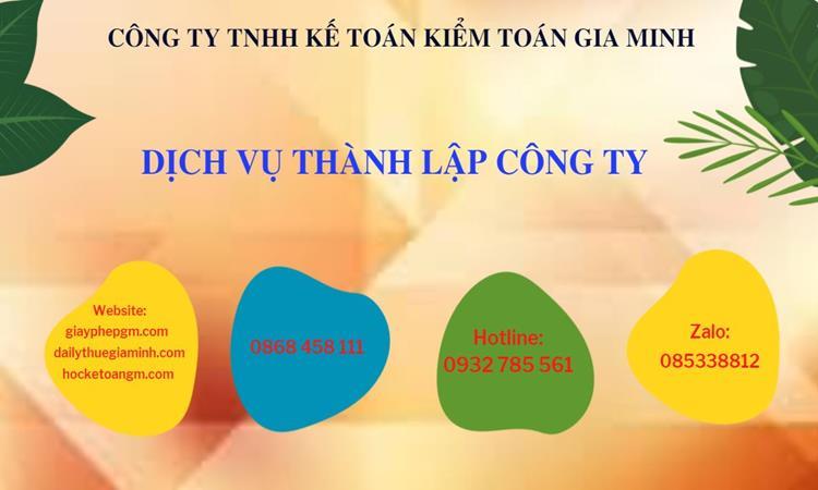 Hồ sơ thành lập công ty buôn bán đồ gia dụng tại Huyện Ba Vì 