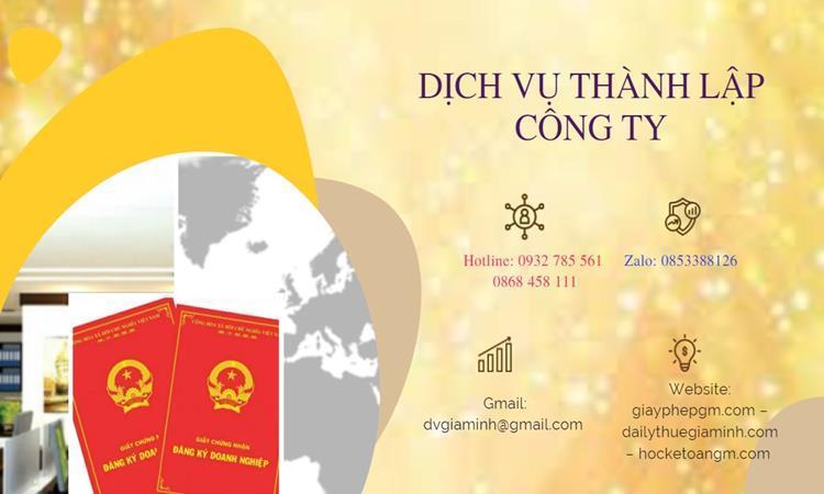 Hồ sơ thành lập công ty buôn bán đồ gia dụng tại Huyện Bình Lục