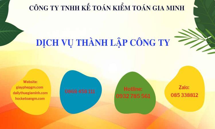 Hồ sơ thành lập công ty buôn bán đồ gia dụng tại Thành Phố Hà Nội