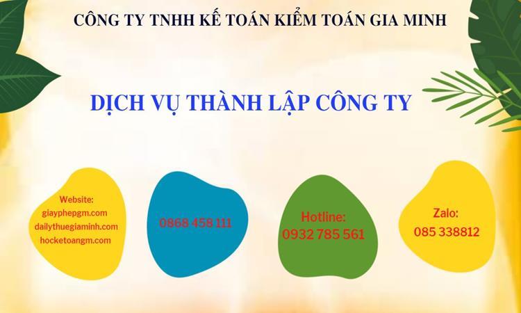 Hồ sơ thành lập công ty buôn bán đồ gia dụng tại Huyện Hoài Đức 