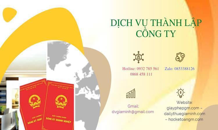 Hồ sơ thành lập công ty buôn bán đồ gia dụng tại Huyện Lý Nhân