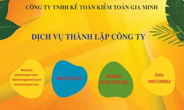 Hồ sơ thành lập công ty buôn bán đồ gia dụng tại Huyện Mê Linh