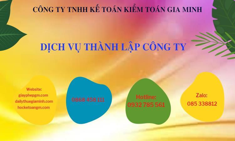 Hồ sơ thành lập công ty buôn bán đồ gia dụng tại Huyện Mỹ Đức 