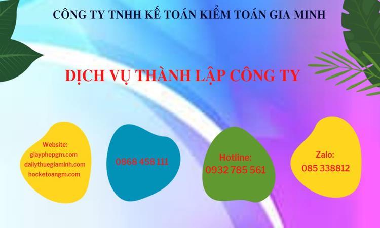 Hồ sơ thành lập công ty buôn bán đồ gia dụng tại Huyện Quốc Oai