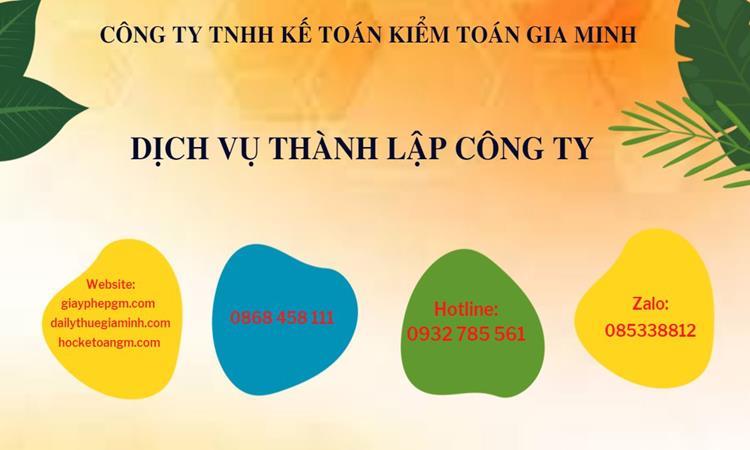 Hồ sơ thành lập công ty buôn bán đồ gia dụng tại Huyện Sóc Sơn