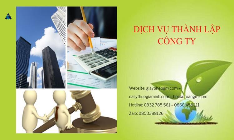 Hồ sơ thành lập công ty buôn bán đồ gia dụng tại Lai châu