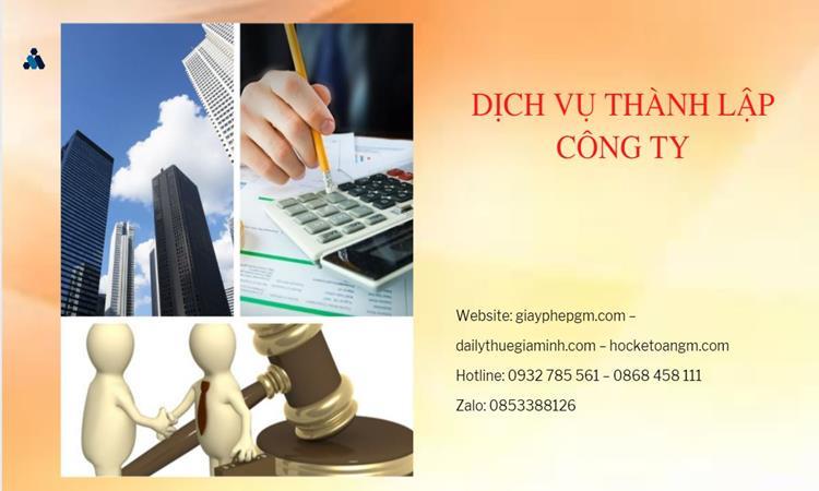 Hồ sơ thành lập công ty buôn bán đồ gia dụng tại Lạng Sơn