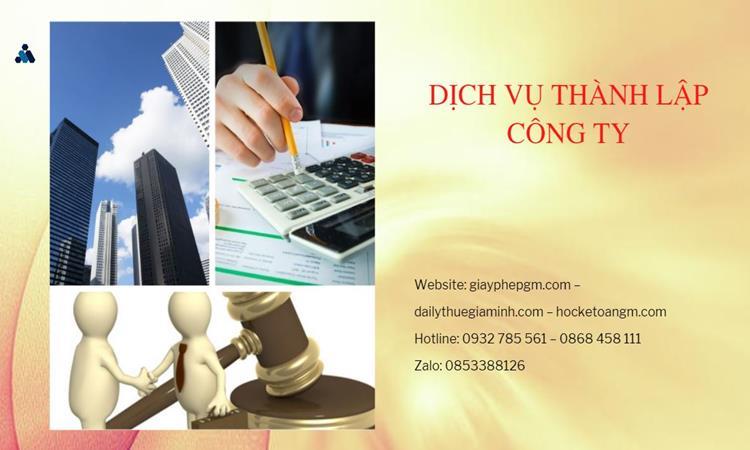 Hồ sơ thành lập công ty buôn bán đồ gia dụng tại Lào Cai