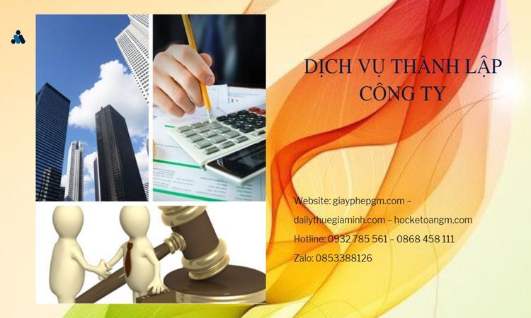 Hồ sơ thành lập công ty buôn bán đồ gia dụng tại Nghệ An