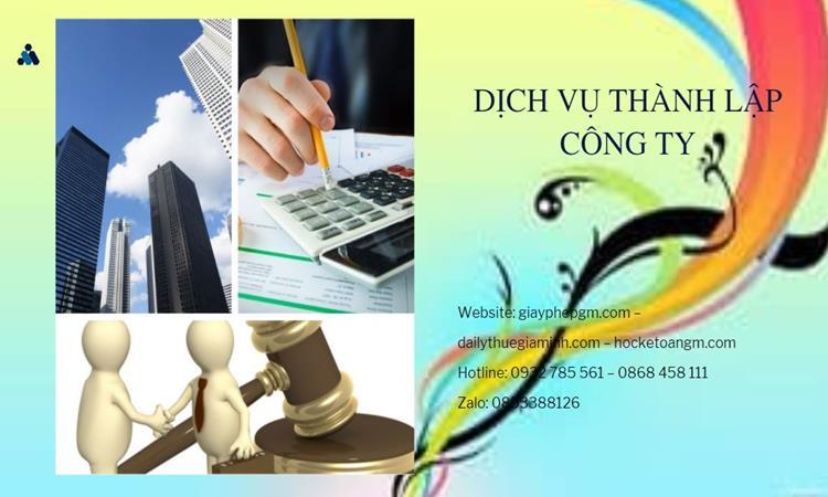 Hồ sơ thành lập công ty buôn bán đồ gia dụng tại Nha Trang