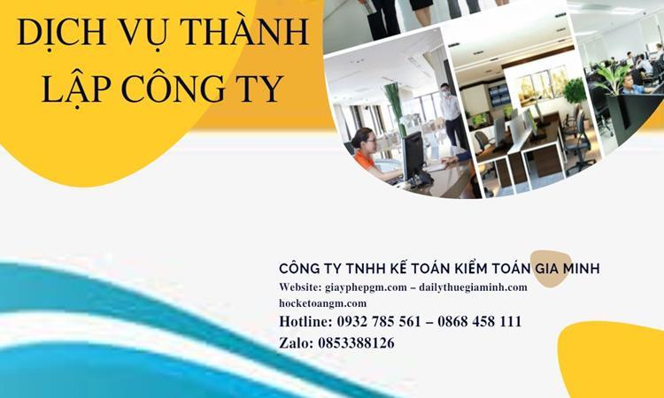 Hồ sơ thành lập công ty buôn bán đồ gia dụng tại Quận 11