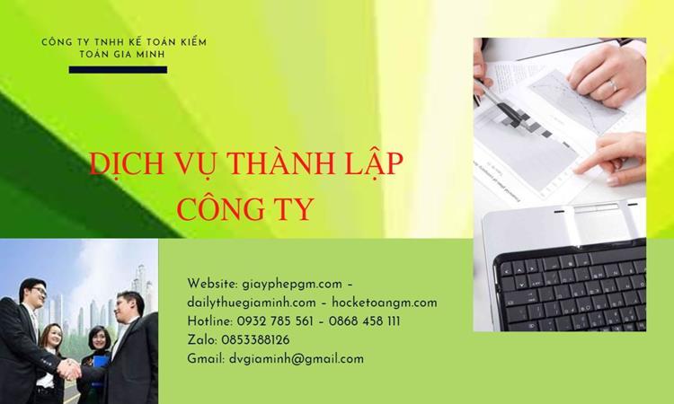 Hồ sơ thành lập công ty buôn bán đồ gia dụng tại Quận 7