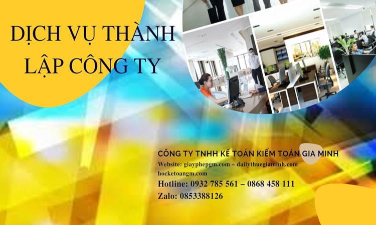 Hồ sơ thành lập công ty buôn bán đồ gia dụng tại Quận 8
