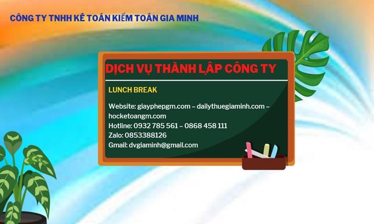 Hồ sơ thành lập công ty buôn bán đồ gia dụng tại Quận Bình Thủy