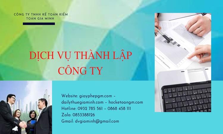 Hồ sơ thành lập công ty buôn bán đồ gia dụng tại Quận Cầu Giấy 