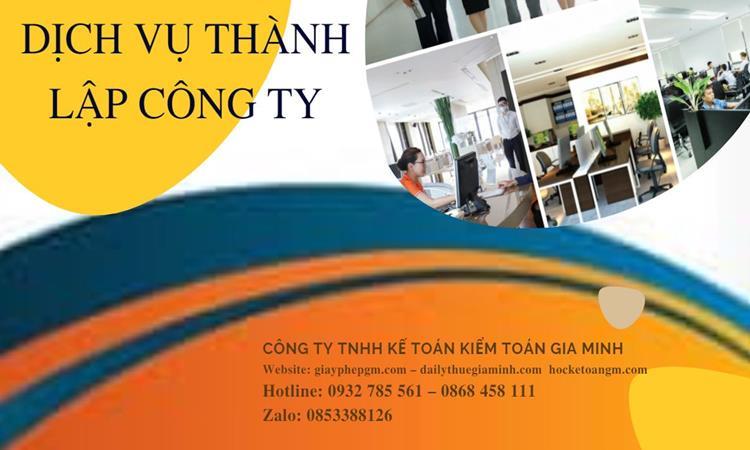 Hồ sơ thành lập công ty buôn bán đồ gia dụng tại Quận Đống Đa 