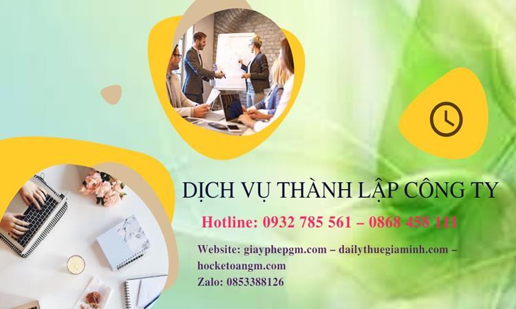 Hồ sơ thành lập công ty buôn bán đồ gia dụng tại Quận Hai Bà Trưng