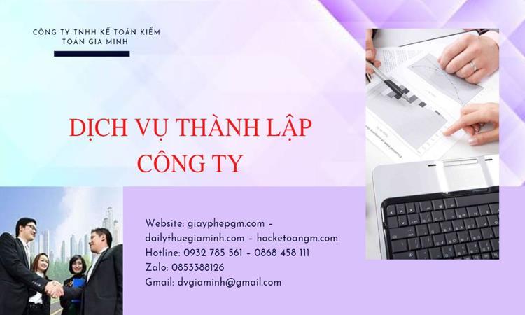 Hồ sơ thành lập công ty buôn bán đồ gia dụng tại Quận Hoàn Kiếm 