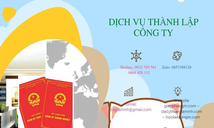 Hồ sơ thành lập công ty buôn bán đồ gia dụng tại Quận Hoàng Mai 