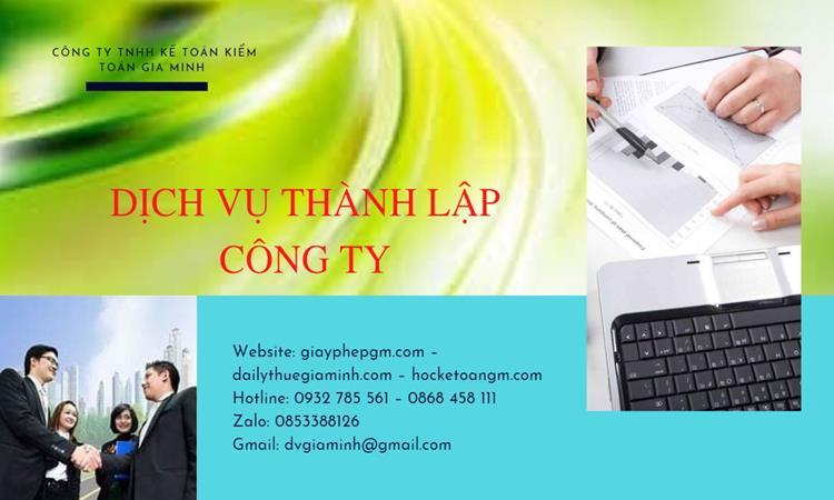 Hồ sơ thành lập công ty buôn bán đồ gia dụng tại Quận Phú Nhuận