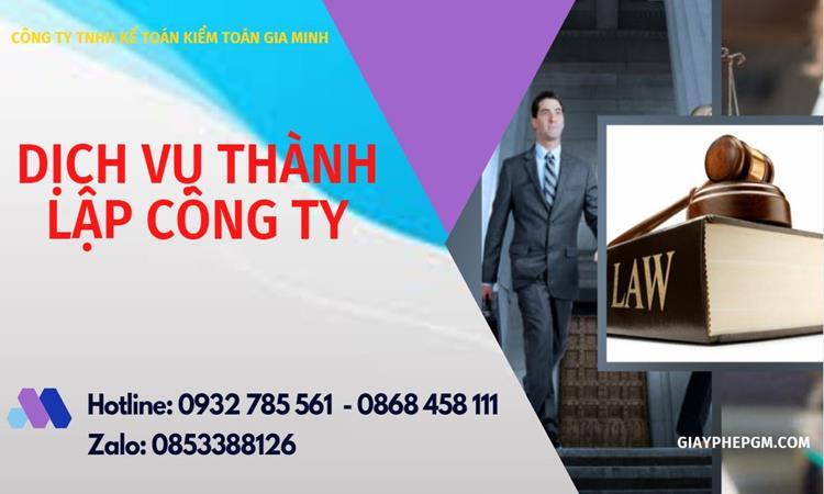 Hồ sơ thành lập công ty buôn bán đồ gia dụng tại Quận Thủ Đức 