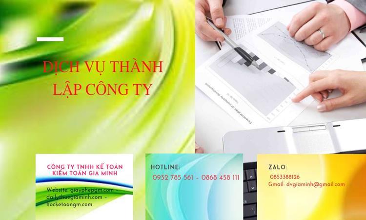 Hồ sơ thành lập công ty buôn bán đồ gia dụng tại Thành Phố Hải Phòng