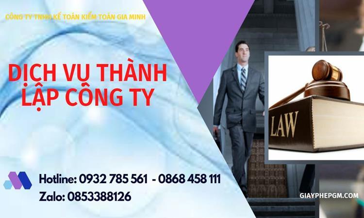 Hồ sơ thành lập công ty buôn bán đồ gia dụng tại Thành Phố Hồ Chí Minh 